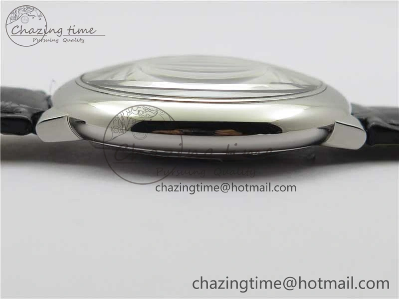 EasyMatch Ballon Bleu 42mm SS AF 1:1 Best Edition White Texture Dial on Black Croco Strap A 6088
