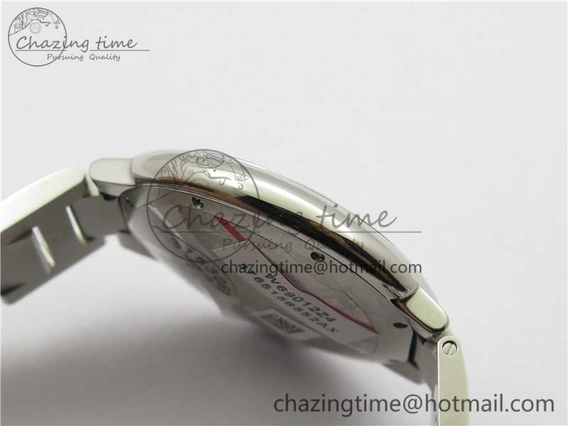 Casual Ballon Bleu 42mm SS AF 1:1 Best Edition White Texture Dial on SS Bracelet A 6084