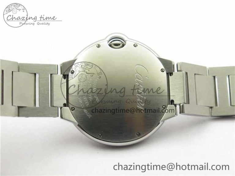 Casual Ballon Bleu 42mm SS AF 1:1 Best Edition White Texture Dial on SS Bracelet A 6084