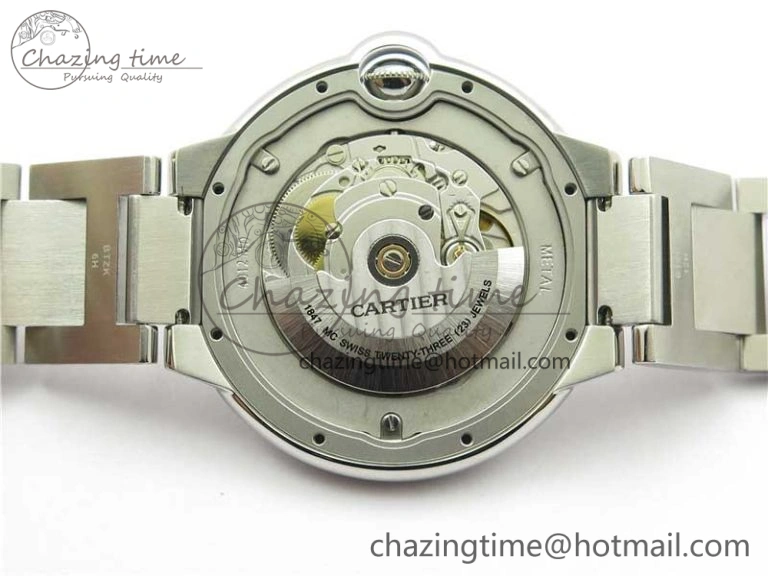 Casual Ballon Bleu 42mm SS AF 1:1 Best Edition White Texture Dial on SS Bracelet A 6084