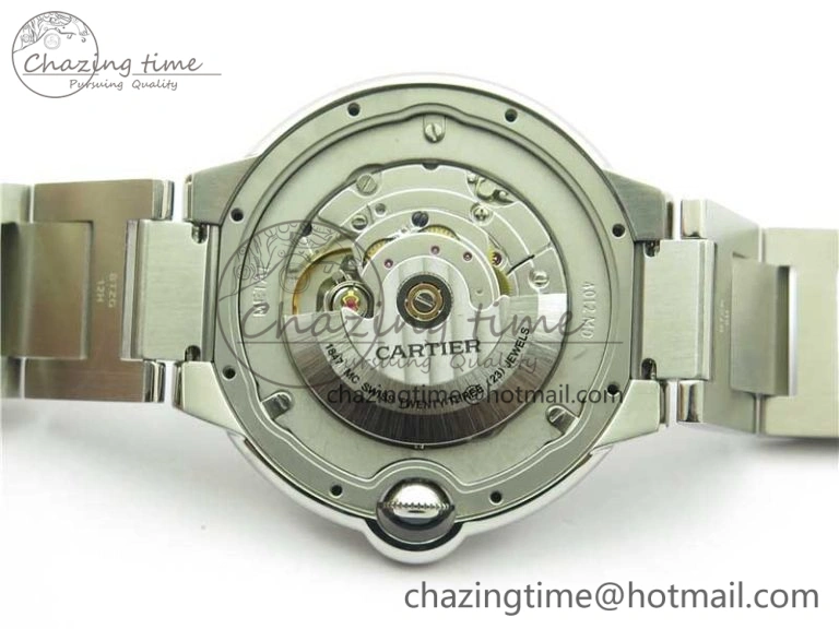 Casual Ballon Bleu 42mm SS AF 1:1 Best Edition White Texture Dial on SS Bracelet A 6084