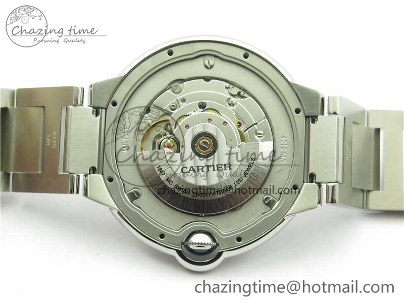 Casual Ballon Bleu 42mm SS AF 1:1 Best Edition White Texture Dial on SS Bracelet A 6084