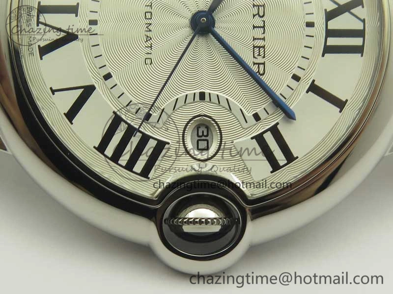 Soft Ballon Bleu 42mm SS AF 1:1 Best Edition White Texture Dial on SS Bracelet A 6191