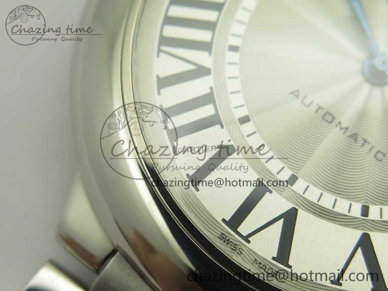 Soft Ballon Bleu 42mm SS AF 1:1 Best Edition White Texture Dial on SS Bracelet A 6191