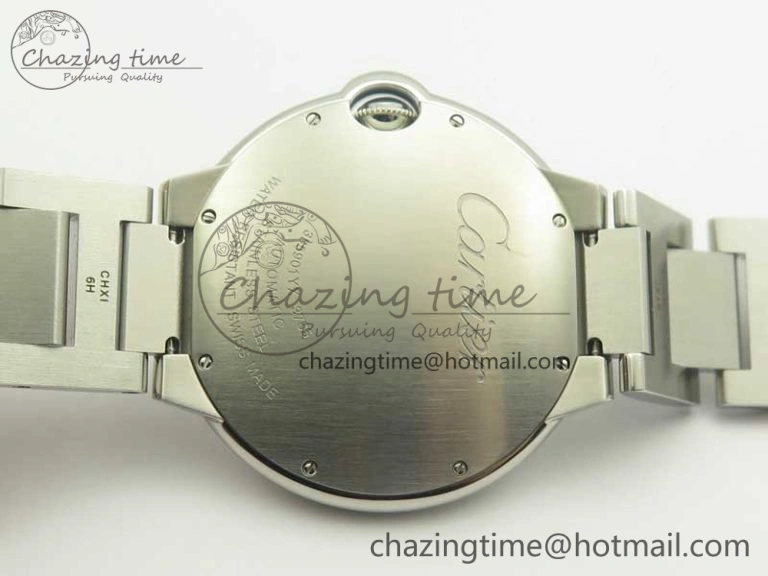 Soft Ballon Bleu 42mm SS AF 1:1 Best Edition White Texture Dial on SS Bracelet A 6191