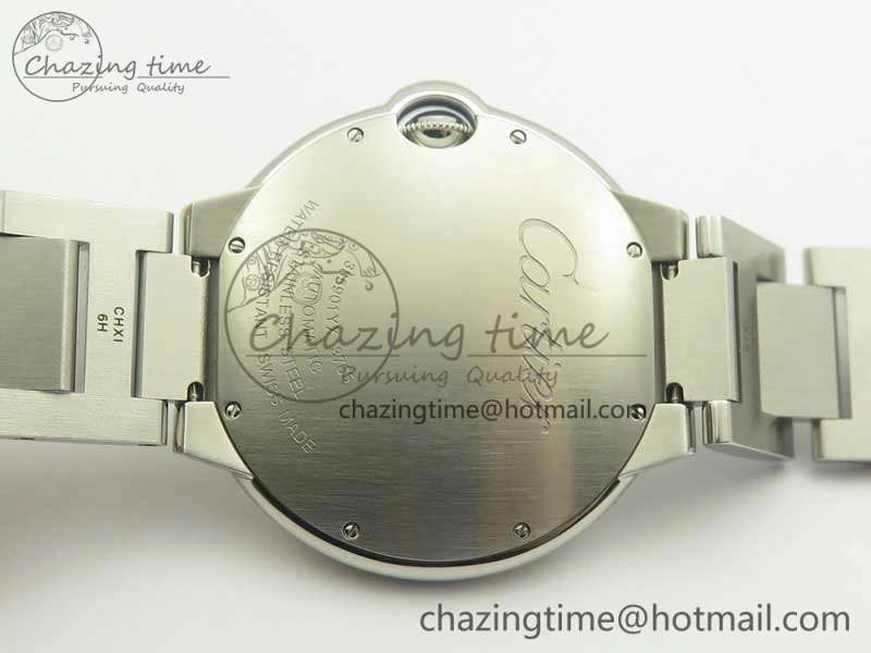 Soft Ballon Bleu 42mm SS AF 1:1 Best Edition White Texture Dial on SS Bracelet A 6191