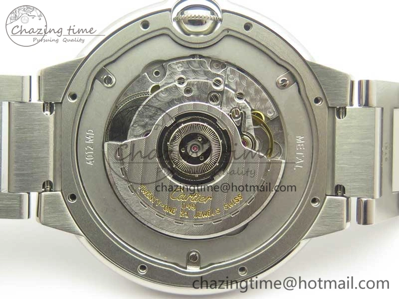 Soft Ballon Bleu 42mm SS AF 1:1 Best Edition White Texture Dial on SS Bracelet A 6191