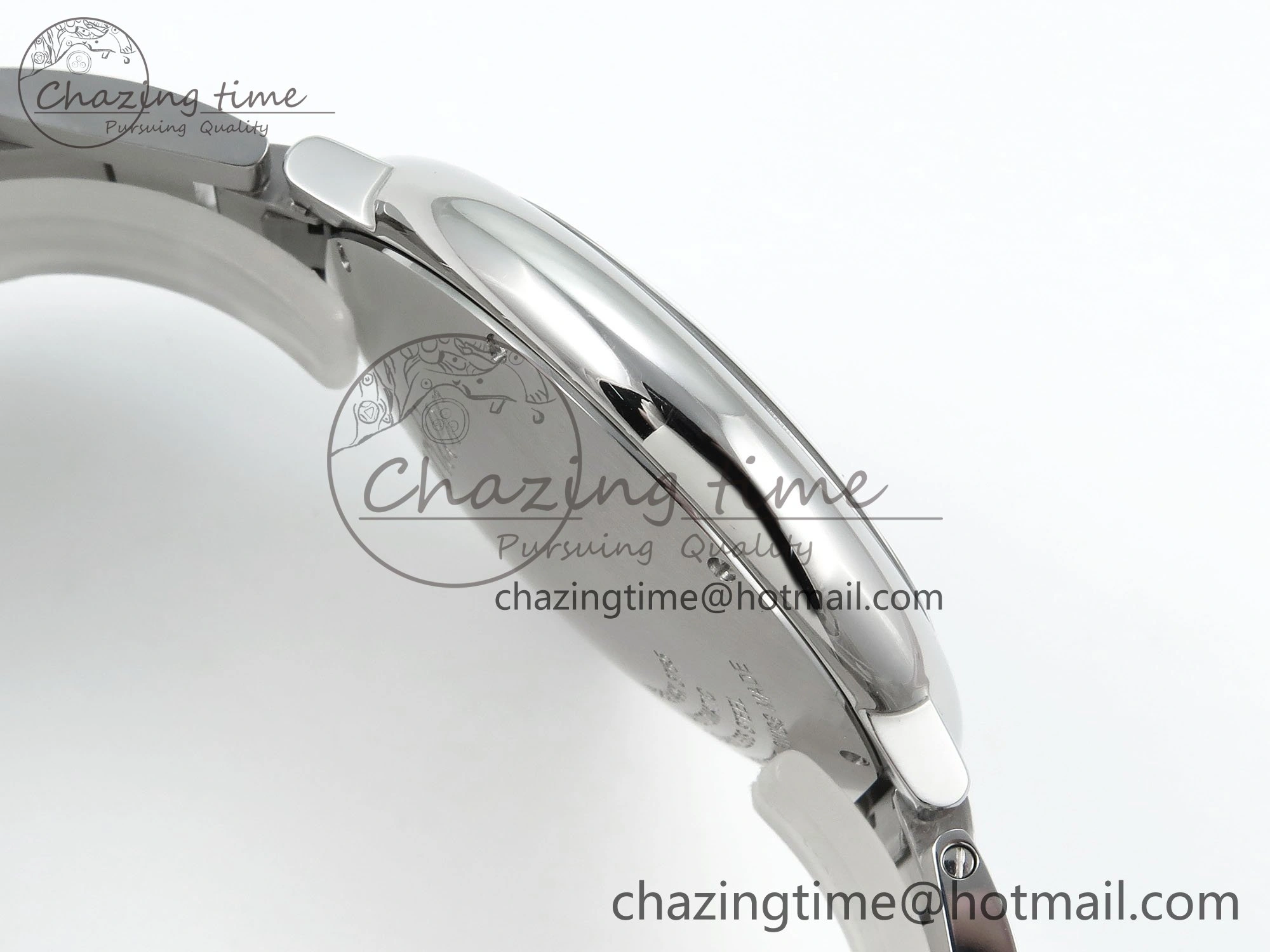 Ballon Bleu 42mm SS CHF 1:1 Best Edition Blue Texture Dial on SS Bracelet A RelaxedFit 6041
