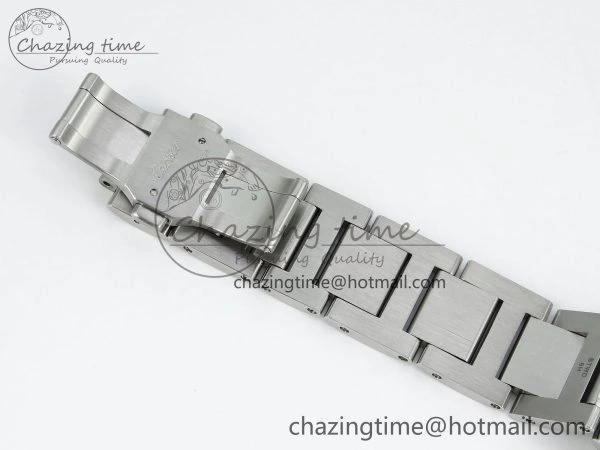 Ballon Bleu 42mm SS CHF 1:1 Best Edition Blue Texture Dial on SS Bracelet A RelaxedFit 6041