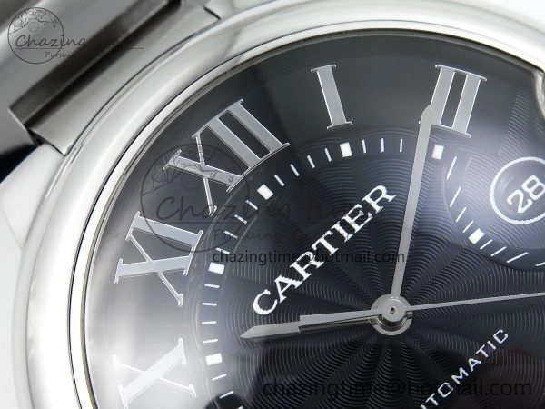 Functional Ballon Bleu 42mm SS CHF 1:1 Best Edition Grey Texture Dial on SS Bracelet A 6038