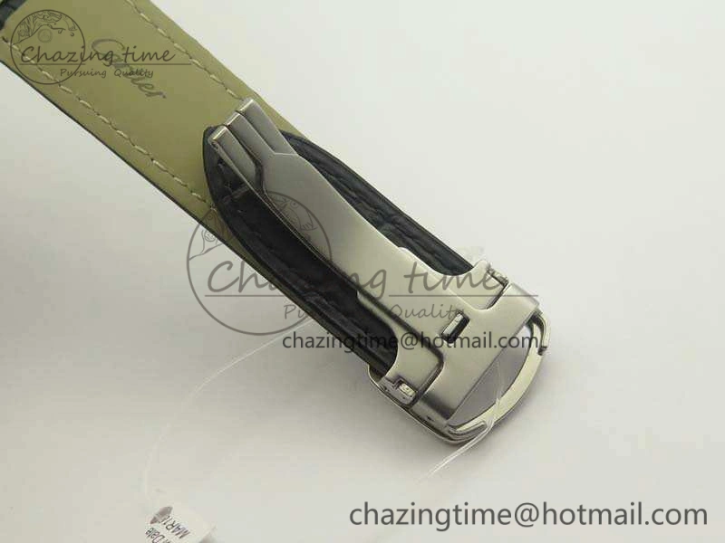 Ballon Bleu 42mm SS JF 1:1 Best Edition White Dial On Leather Strap Miyota Modern 6254