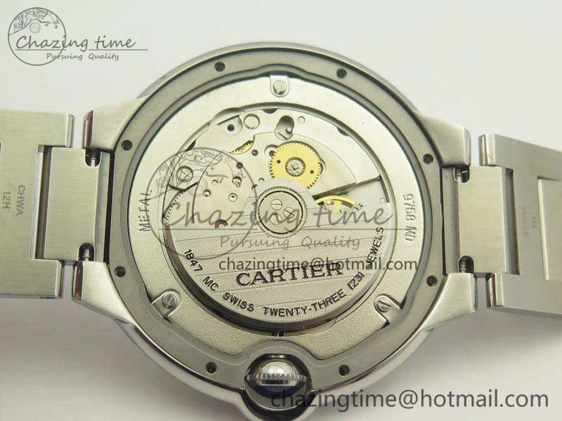 Sustainable Ballon Bleu 42mm SS JF 1:1 Best Edition White Dial On SS Bracelet Miyota 6257