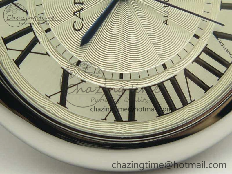 Sustainable Ballon Bleu 42mm SS JF 1:1 Best Edition White Dial On SS Bracelet Miyota 6257