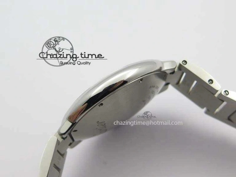 Ballon Bleu 42mm SS V4 V6F 1:1 Best Edition White Textured Dial On SS Bracelet A Reliable 6305