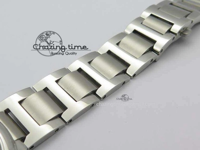 Ballon Bleu 42mm SS V4 V6F 1:1 Best Edition White Textured Dial On SS Bracelet A Reliable 6305