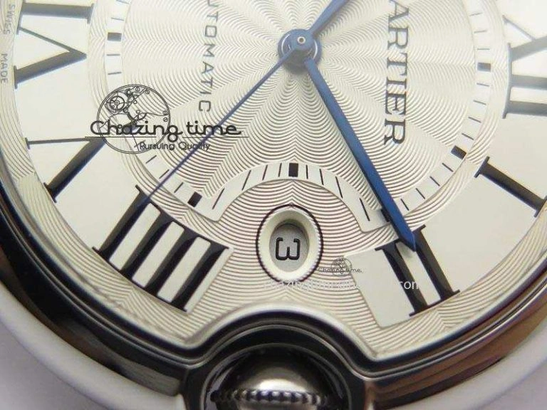 Ballon Bleu 42mm SS V6F 1:1 Best Edition White Dial On SS Bracelet A Lightweight 6349