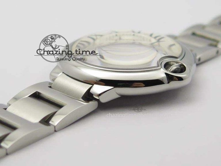 Ballon Bleu 42mm SS V6F 1:1 Best Edition White Dial On SS Bracelet A Lightweight 6349