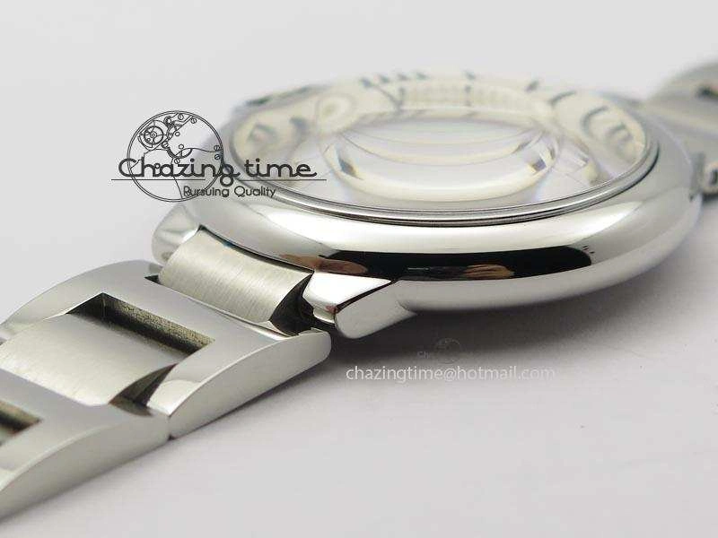 Ballon Bleu 42mm SS V6F 1:1 Best Edition White Dial On SS Bracelet A Lightweight 6349