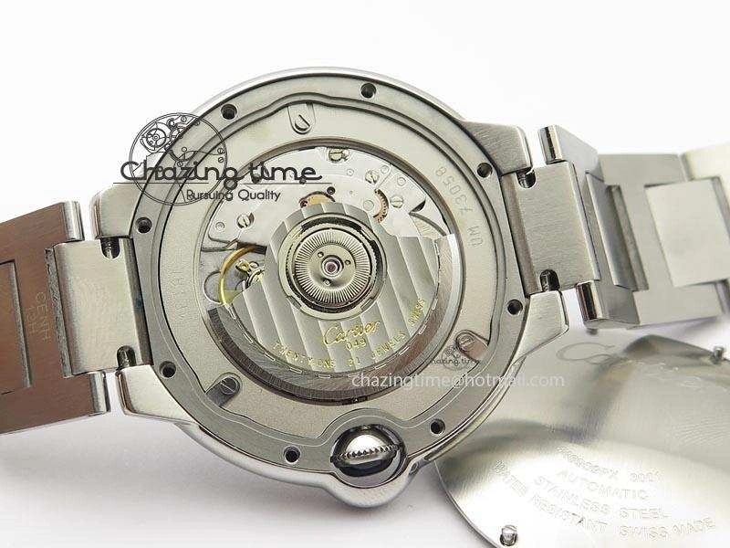 Ballon Bleu 42mm SS V6F 1:1 Best Edition White Dial On SS Bracelet A Lightweight 6349