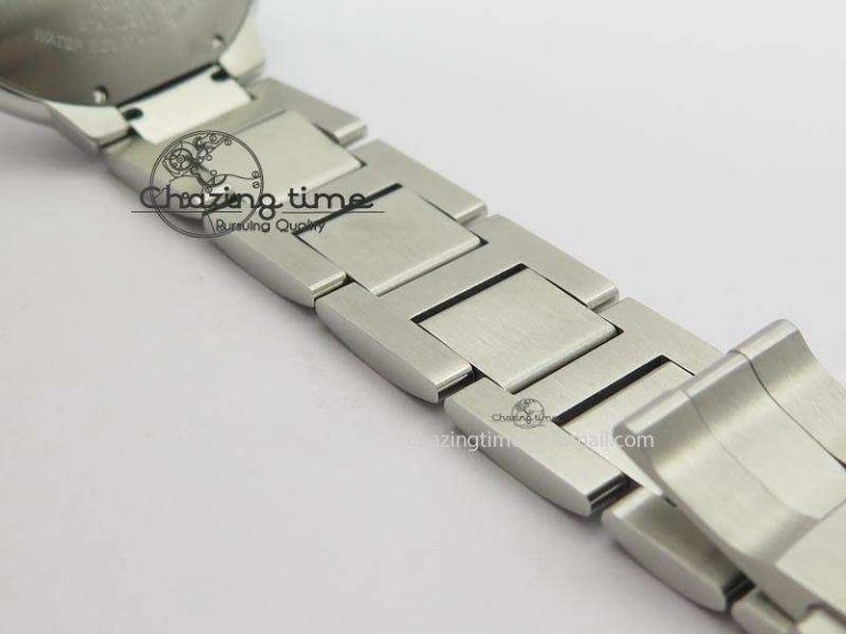 Ballon Bleu 42mm SS V6F 1:1 Best Edition White Dial On SS Bracelet A Lightweight 6349