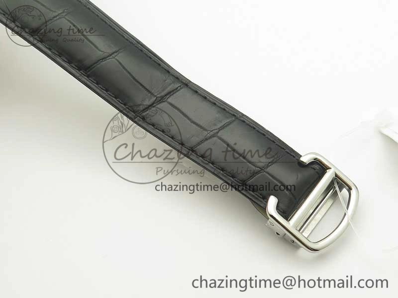 Ballon Bleu 42mm SS V6F 1:1 Best Edition White Textured Dial on Black Croc Strap A1847 MC V Unisex 6228