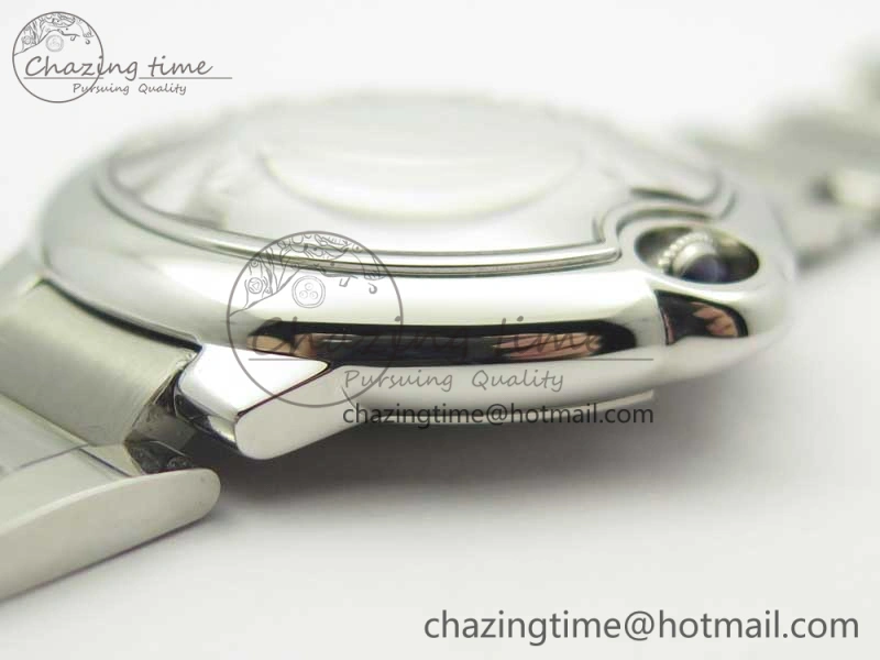 Bold Ballon Bleu 42mm SS V6F 1:1 Best Edition White Textured Dial on SS Bracelet A1847 MC V 6229