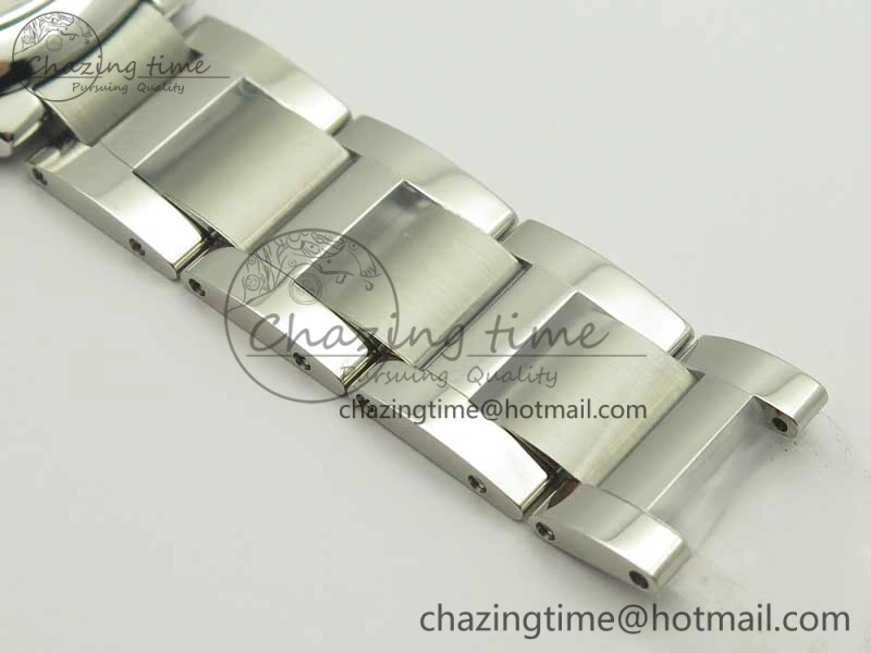 Bold Ballon Bleu 42mm SS V6F 1:1 Best Edition White Textured Dial on SS Bracelet A1847 MC V 6229