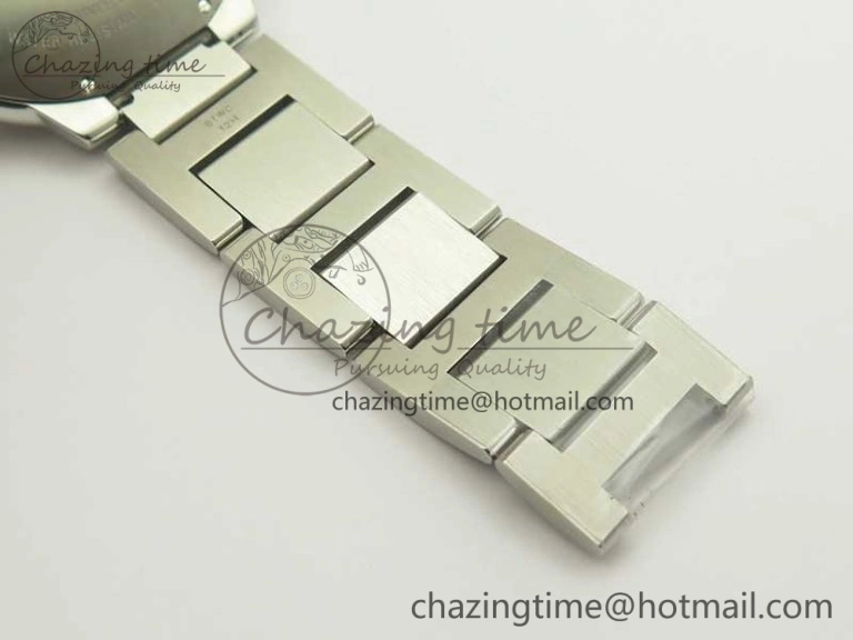 Bold Ballon Bleu 42mm SS V6F 1:1 Best Edition White Textured Dial on SS Bracelet A1847 MC V 6229