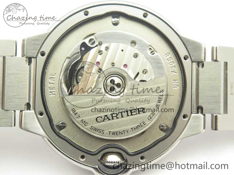 Bold Ballon Bleu 42mm SS V6F 1:1 Best Edition White Textured Dial on SS Bracelet A1847 MC V 6229