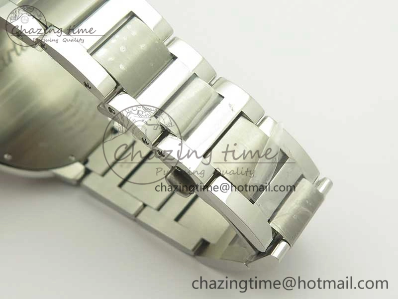 Bold Ballon Bleu 42mm SS V6F 1:1 Best Edition White Textured Dial on SS Bracelet A1847 MC V 6229