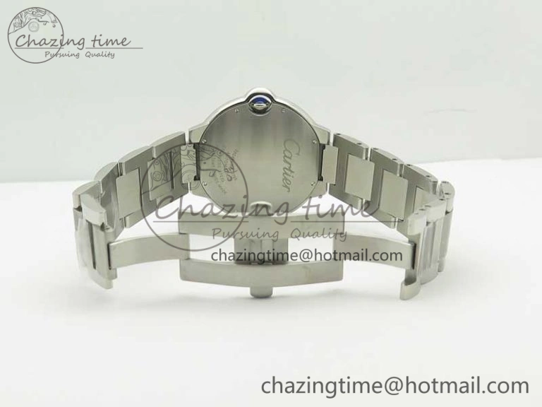 Bold Ballon Bleu 42mm SS V6F 1:1 Best Edition White Textured Dial on SS Bracelet A1847 MC V 6229