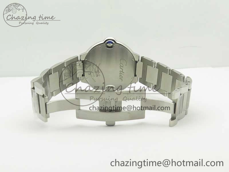 Bold Ballon Bleu 42mm SS V6F 1:1 Best Edition White Textured Dial on SS Bracelet A1847 MC V 6229