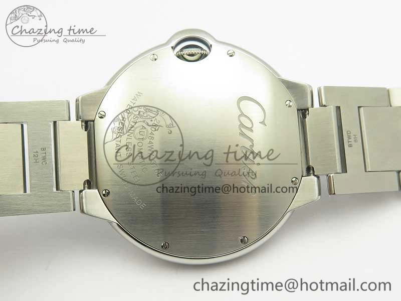 Bold Ballon Bleu 42mm SS V6F 1:1 Best Edition White Textured Dial on SS Bracelet A1847 MC V 6229