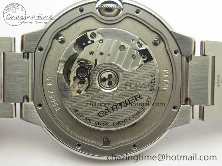 Bold Ballon Bleu 42mm SS V6F 1:1 Best Edition White Textured Dial on SS Bracelet A1847 MC V 6229