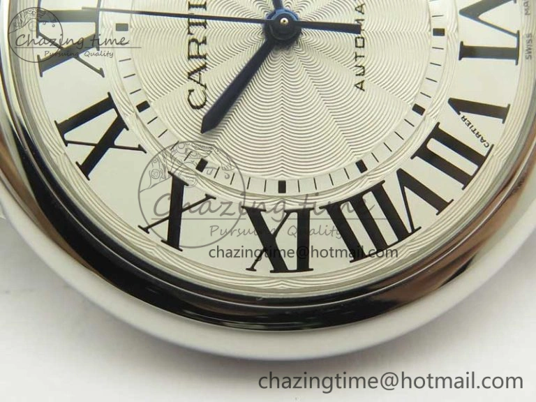 Bold Ballon Bleu 42mm SS V6F 1:1 Best Edition White Textured Dial on SS Bracelet A1847 MC V 6229