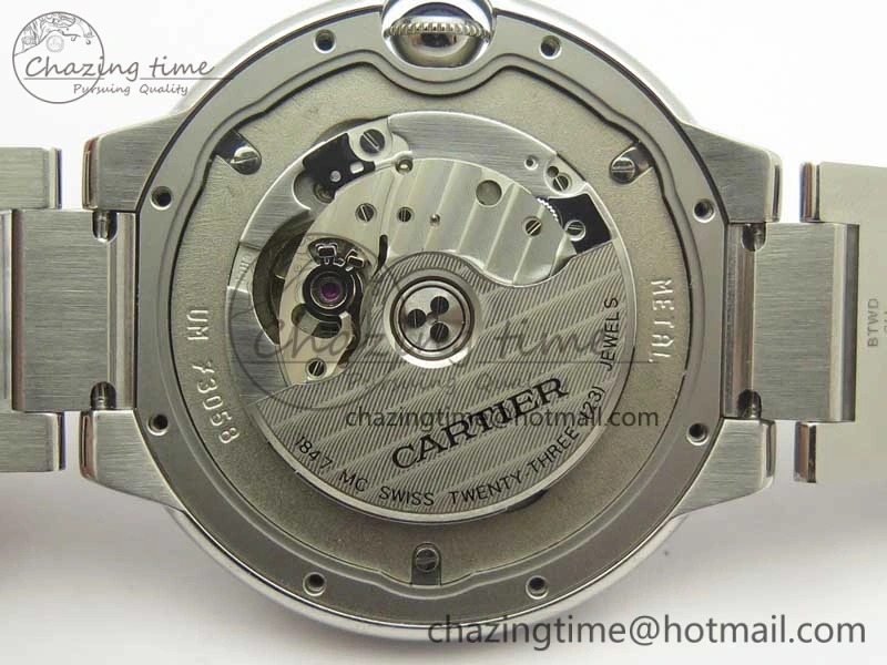 Bold Ballon Bleu 42mm SS V6F 1:1 Best Edition White Textured Dial on SS Bracelet A1847 MC V 6229