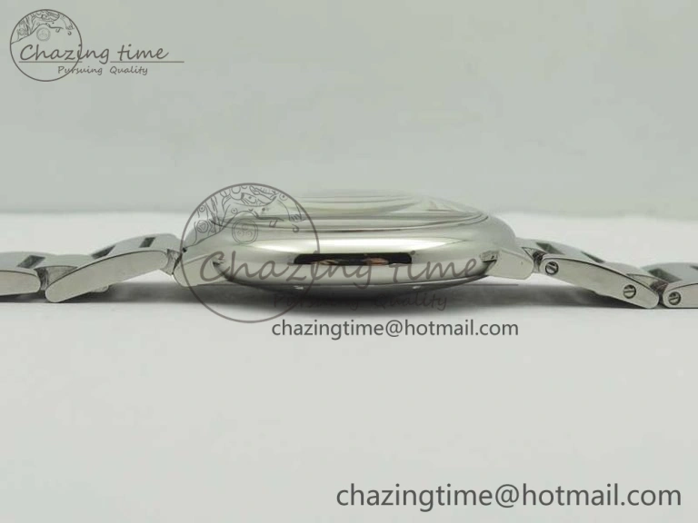 Ballon Bleu 42mm SS ZZF 1:1 Best Edition White Textured Dial On SS Bracelet A RelaxedFit 6232