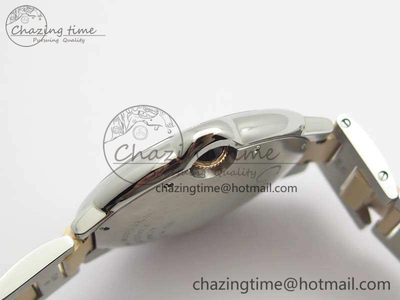 AllSeason Ballon Bleu 42mm V6F 1:1 Best Edition White Textured Dial On SS RG Bracelet A2824 V 6265