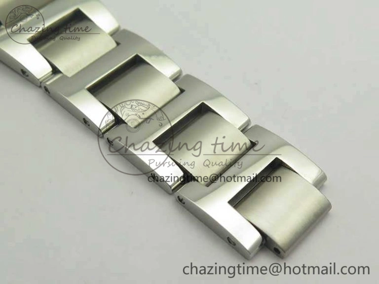 Ballon Bleu De Cartier Chrono 47mm SS ZF 1:1 Best Edition Cream White Textured Dial On SS Bracelet A Original 6245