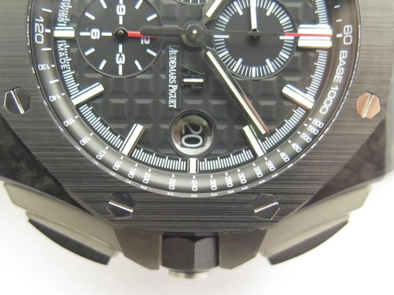 Ballon Bleu De Cartier Tourbillon SS Full Paved Diamonds On Black Leather Strap ComfortFit 6321