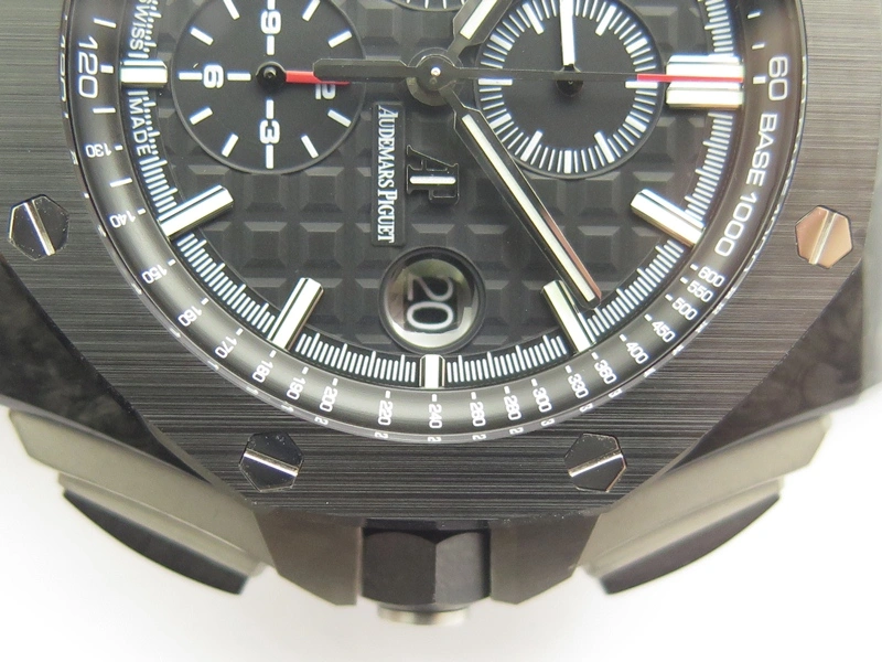 Ballon Bleu De Cartier Tourbillon SS Full Paved Diamonds On Black Leather Strap ComfortFit 6321