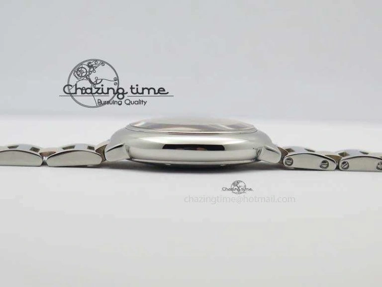 Ballon Bleu De V6 33mm SS RG Champagne Gold Dial On SS RG Bracelet Ronda Quartz GoAnywhere 6335