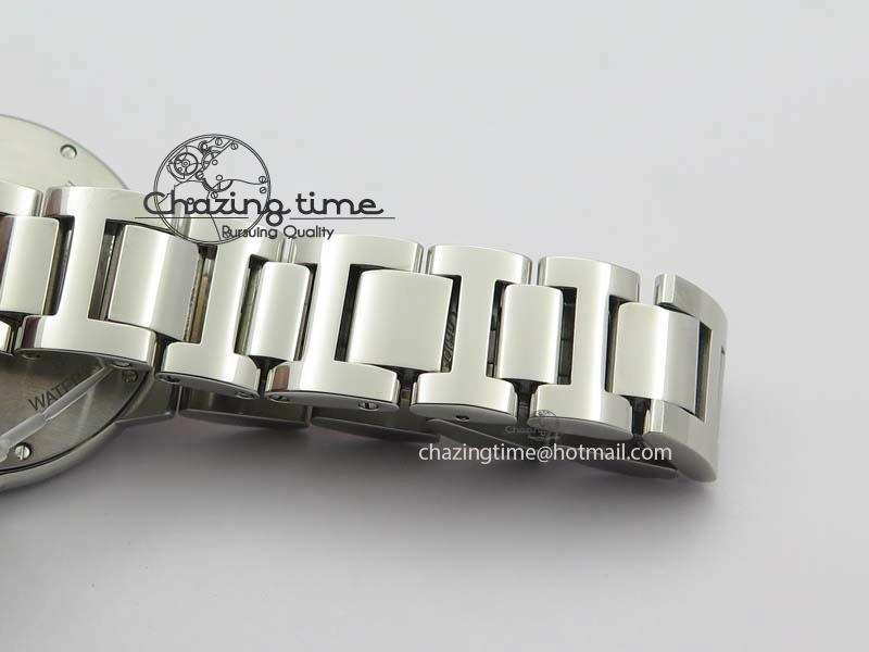 Ballon Bleu De V6 33mm SS RG Champagne Gold Dial On SS RG Bracelet Ronda Quartz GoAnywhere 6335
