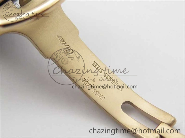 Ballon Bleu T Diamond RG Full Paved Diamonds with Roman Markers Dial on Brown Leather Strap Miyota Unique 6094