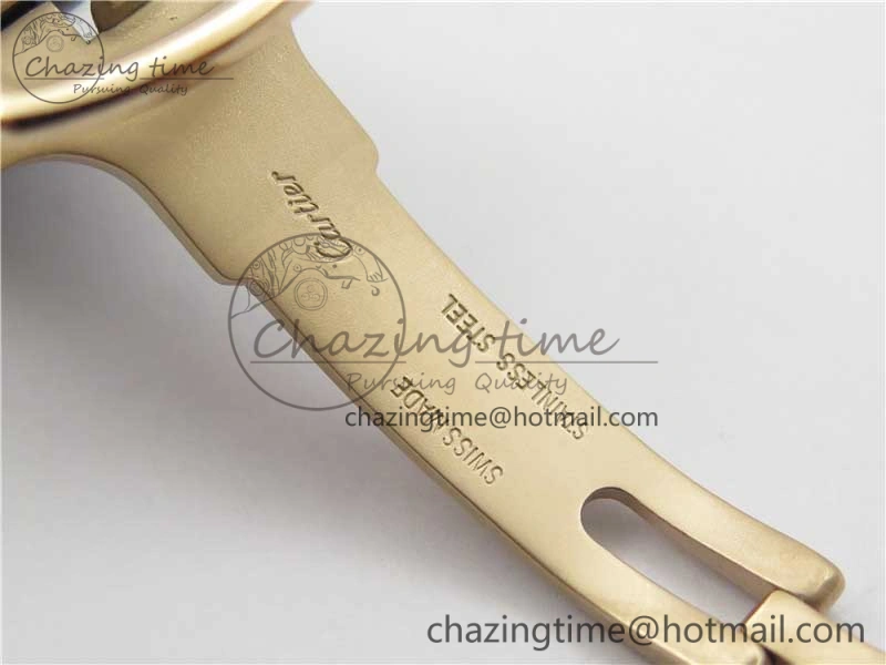 Ballon Bleu T Diamond RG Full Paved Diamonds with Roman Markers Dial on Brown Leather Strap Miyota Unique 6094