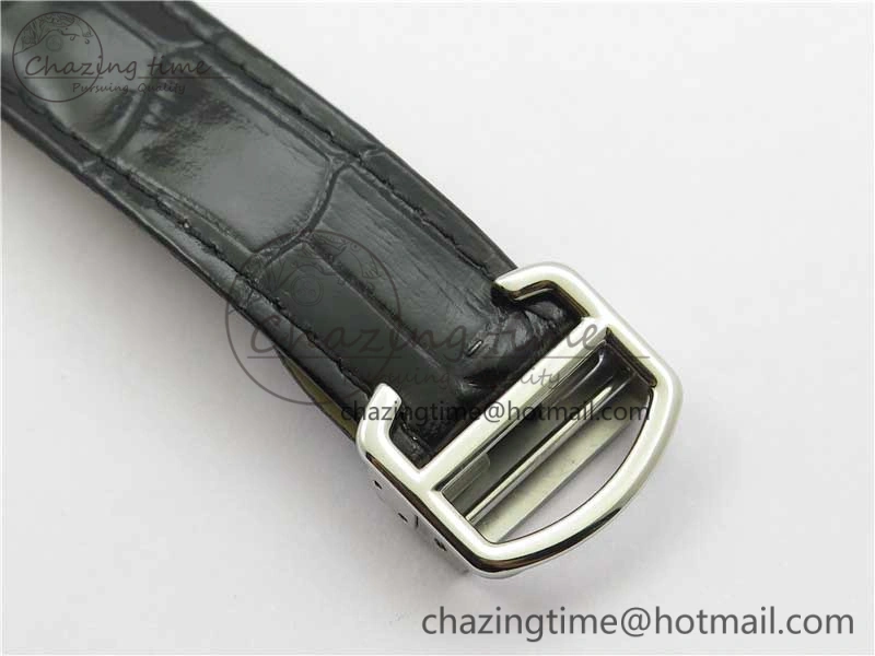 Ballon Bleu T Diamond SS Full Paved Diamonds Dial on Black Leather Strap Miyota Reliable 6090