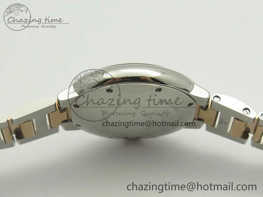 Ballon Bleu V6F 1:1 Best Edition 33mm SS RG RG Texture Dial on SS Bracelet SEIKO NH05A EyeCatching 6181