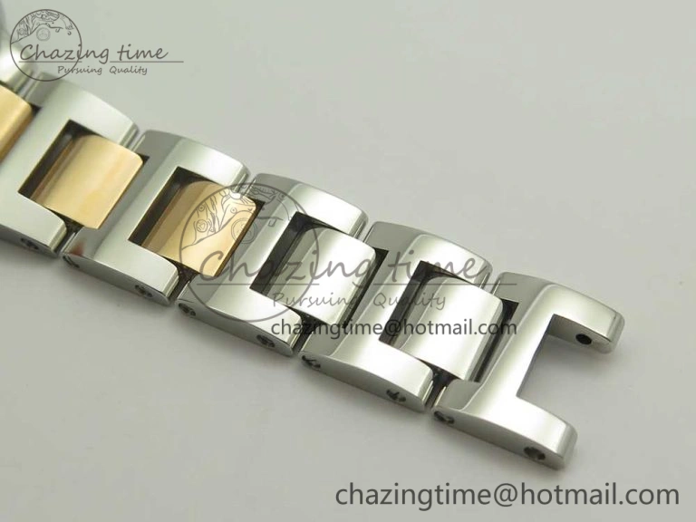 Ballon Bleu V6F 1:1 Best Edition 33mm SS RG RG Texture Dial on SS Bracelet SEIKO NH05A EyeCatching 6181