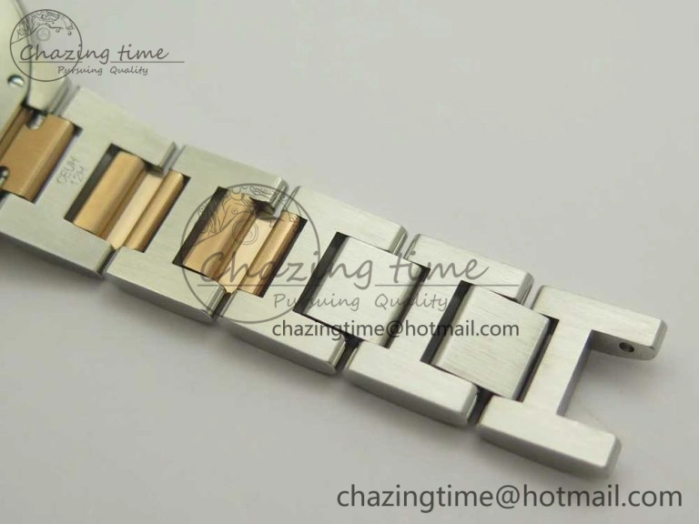 Ballon Bleu V6F 1:1 Best Edition 33mm SS RG RG Texture Dial on SS Bracelet SEIKO NH05A EyeCatching 6181