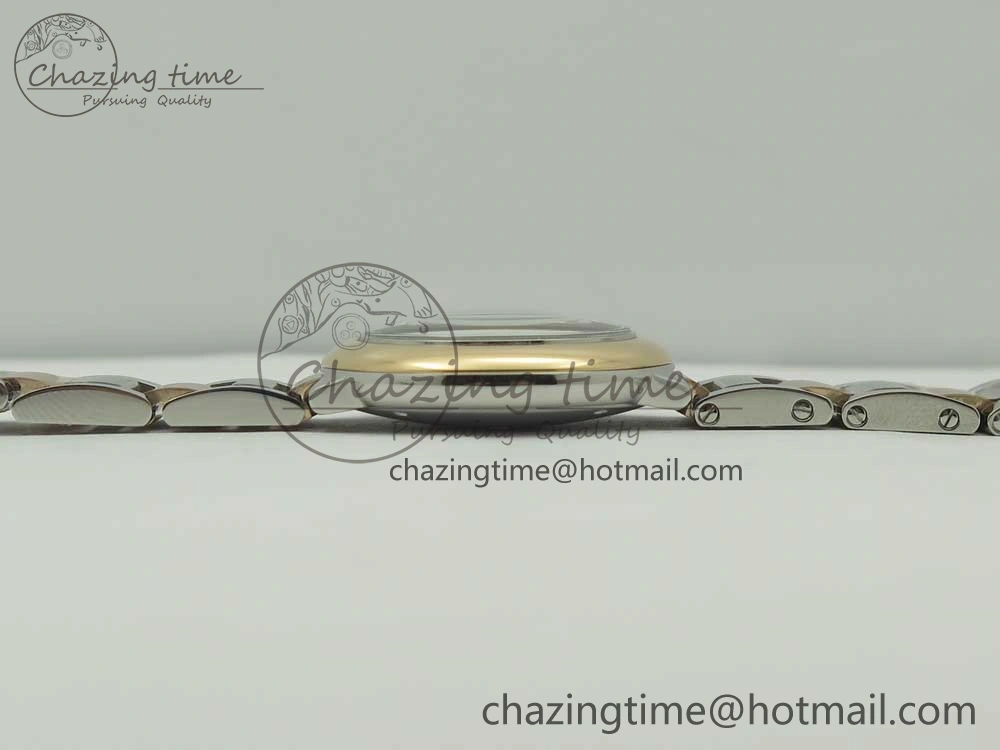 Ballon Bleu V6F 28mm SS RG 1:1 Best Edition White Texture Dial on SS Bracelet Ronda Quartz GoAnywhere 10656